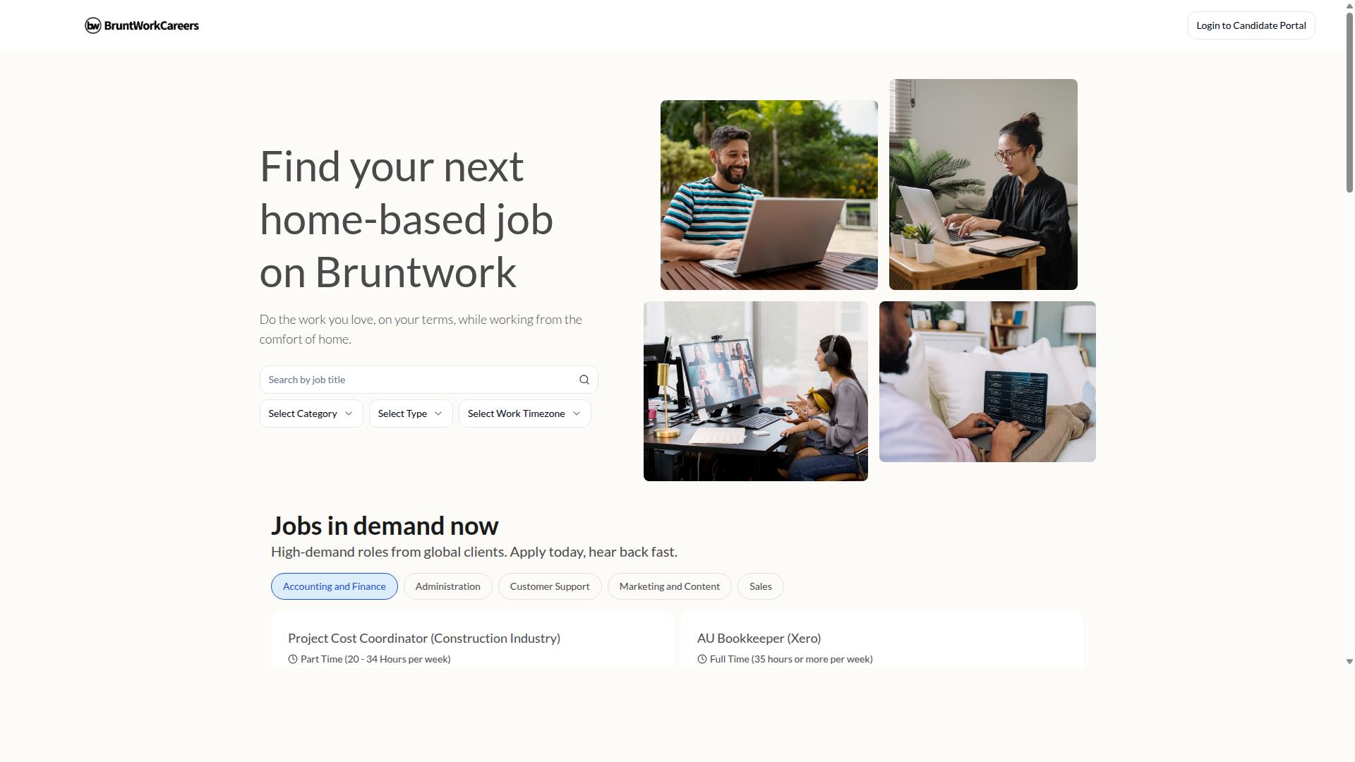 Bruntwork website